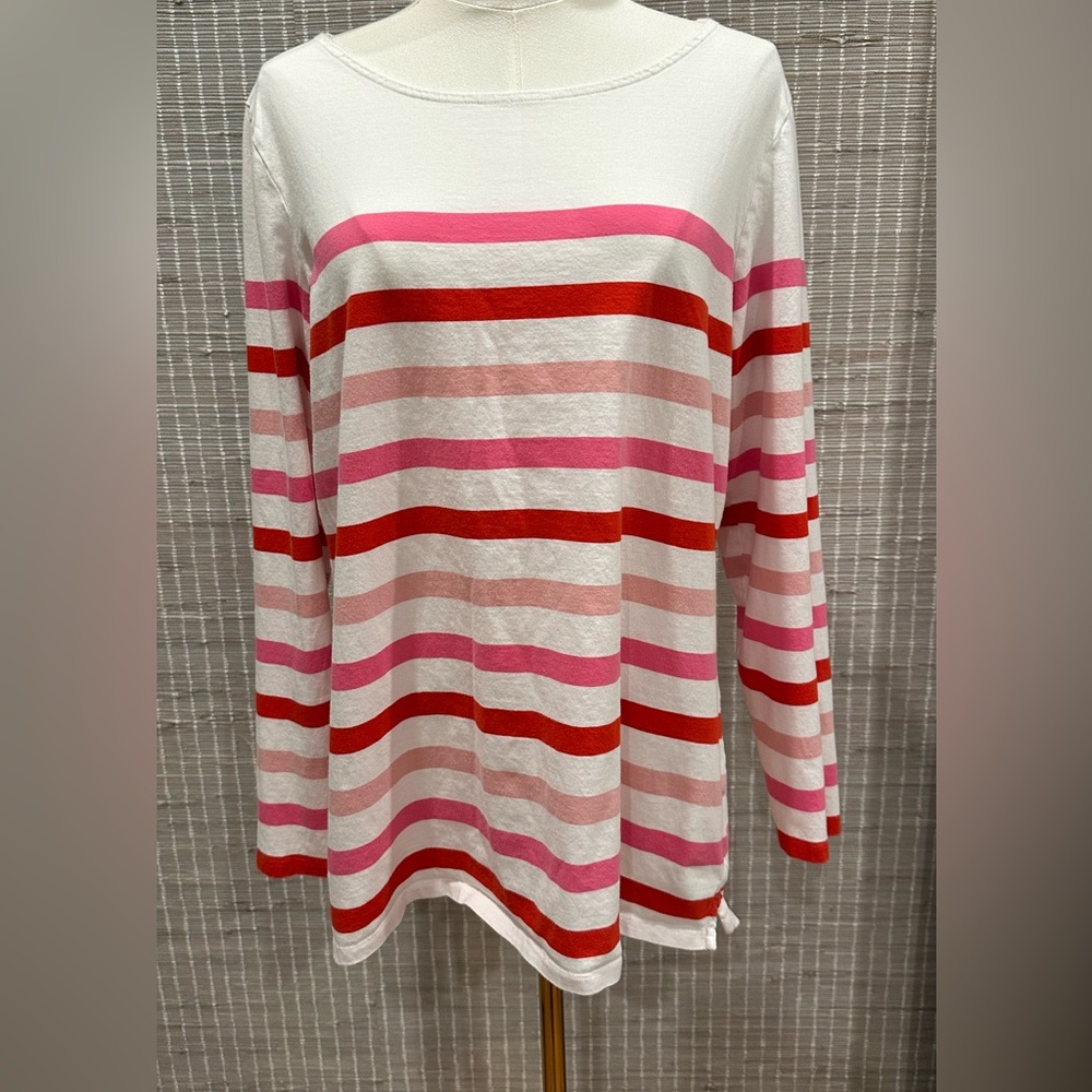 Boden Striped Long Sleeve Top